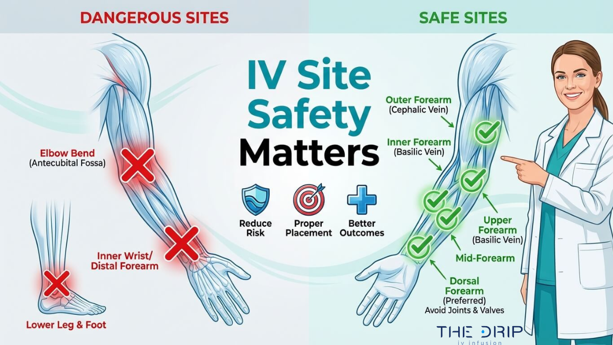 IV Sites to Avoid