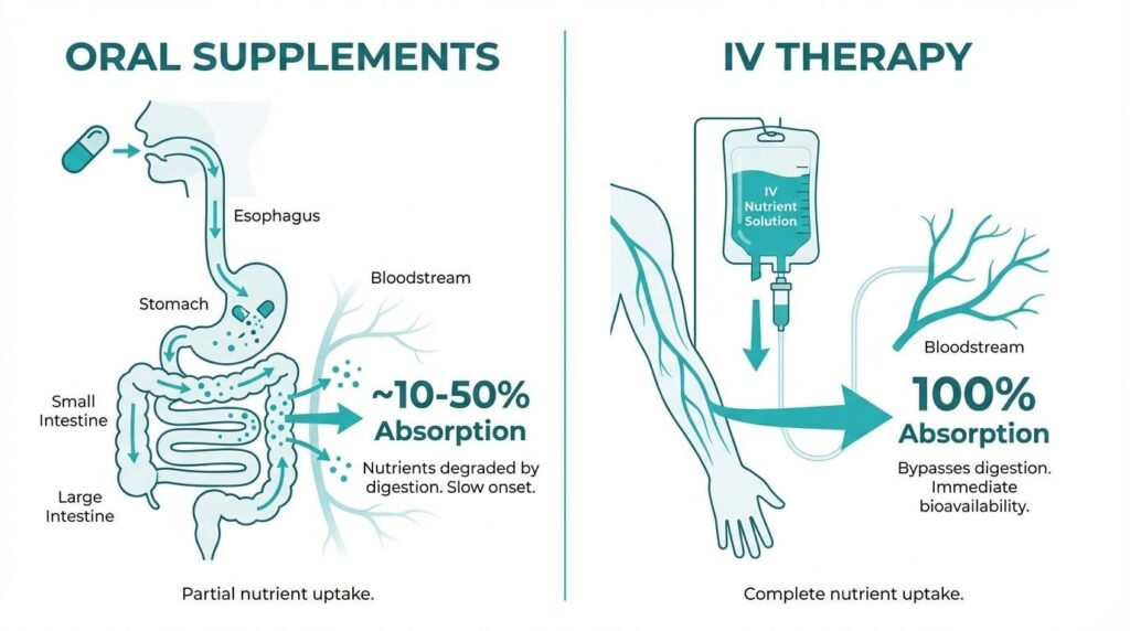 Image of the benefits of Myers IV drip.