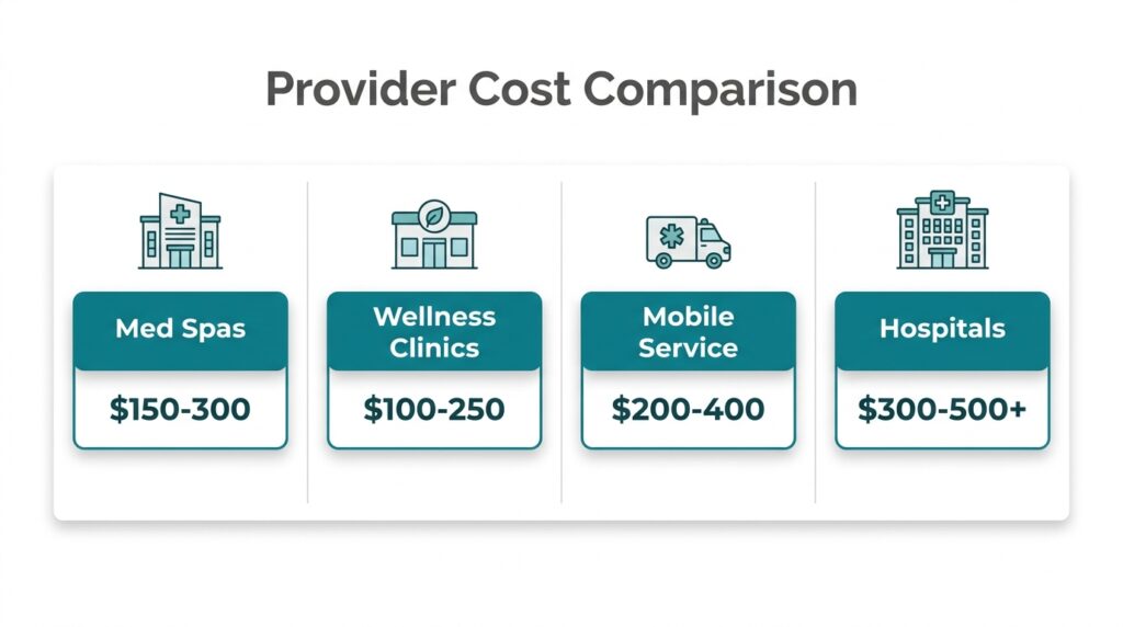 Glutathione IV Therapy Different Providers Cost Comparison