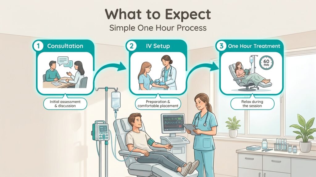 Immune Booster IV Session Process